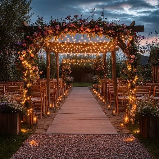 Free Elegant Wedding Arch Image - Wedding, Evening, Flowers | Download at  StockCake