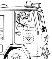 Coloring Sheet Fireman Sam Fireman Fireman Sam Birthday Party