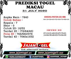 Rumus Jitu 31 Juli 2020 Prediksi Prediksi Sgp Hari Ini Facebook