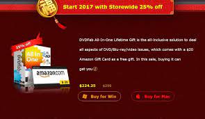Buy Dvdfab All In One Lifetime Gift Can Get A 20 Amazon Gift Card As A Free Gift Lifetime Gifts Amazon Gifts Free Gifts