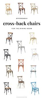 Various folding chairs have their own names (e.g., deckchair, director's chair), but a chair described simply as a folding chair folds a rigid frame and seat around a transverse axis so that the seat becomes parallel to the back and the frame collapses with a scissors action. 14 Affordable Cross Back Dining Chairs