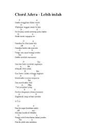 C melepaskan.mu c bukan mudah bagiku. Chord Adera Pdf Songs Written Leisure