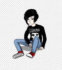 Crying smiley emotion free vector graphic on pixabay. Lukisan Menggambar Garis Seni Seni Digital Emo Rambut Hitam Shading Karakter Fiksi Png Pngwing