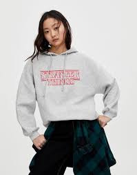 He accepts the stranger's hand graciously and is easily pulled up. Netflix Stranger Things Grey Hoodie From Pull And Bear On 21 Buttons