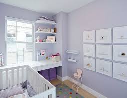 A nursery rug can add lots of personality to baby's room, not to mention a cozy place for parents to take a cat nap in when baby finally falls asleep. 20 Gorgeous Nurseries With Purple Panache