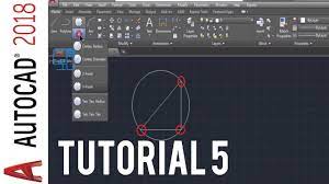 Autocad 2018 Circle Command Tutorial - How To Draw A Circle In Autocad 2018  - Youtube