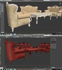 3d Model Kutuphanesi Dosya Neoklasik Mobilyalari 00 019 Oda Thư Viện Phong Khach Ghế