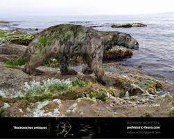 Thalassocnus Is An Extinct Genus Of Apparently Semiaquatic For The Geologically Oldest Species Or Prehistoric Wildlife Prehistoric World Prehistoric Animals