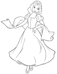 Snow White Coloring Pages Best Coloring Pages For Kids Snow White Coloring Pages Princess Coloring Pages Disney Coloring Pages
