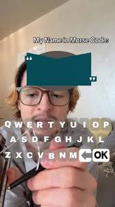 Spell Your Name in Morse Code