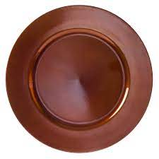 Shop copper plated charger plate. 10 Strawberry Street Lacpr 24 13 Round Charger Plate Acrylic Lacquer Copper