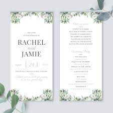 Wedding Program Template Order Of Service Wedding Order Of Etsy Wedding Programs Wedding Programs Template Order Of The Day Wedding