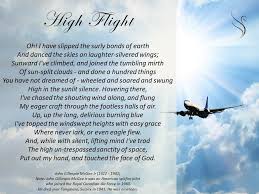Funeral Poems Swanborough Funerals Funeral Poems High Flight Poem High Flight