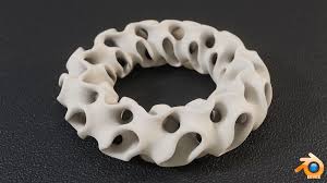 Gyroid Torus 3d Print Model In 2020 Print Models 3d Printing 3d Printable Models