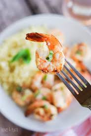 I originally planned on making this with linguini but last minute i decided on a parmesan couscous, which is probably one of my new favorite sides. Lemon Basil Grilled Shrimp And Couscous Home Plate