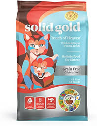 There are also many solid gold distribution centers in countries such as finland, japan, singapore and germany. Amazon Com Solid Gold Touch Of Heaven Natural Chicken Sweet Potato Grain Free Gluten Free Holistic Dry Kitten Food 6 Lbs 21506 Pet Supplies