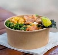 High Quality 750ml Kraft Paper Salad Bowl with Lid for Food