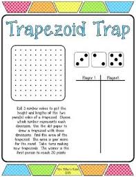Trapezoid Trap Freebie Finding The Area Of Trapezoids Upper Elementary Math Math Lessons Homeschool Math