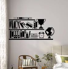 Tangga dengan desain rak buku sandwich di sisi dinding dan jaring pengaman pada sisi railing tangga. Desain Rak Buku Dinding Seni Mural Dekorasi Kamar Anak Anak Rak Pemegang Stiker Dinding Sudut Membaca Dekorasi Dinding Decals Vinyl Seni Az620 Wall Stickers Aliexpress