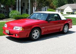 Image result for Bright Red 1993 Mustang