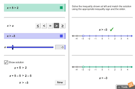 Inequality defined and explained with examples. Solving Linear Inequalities In One Variable Gizmo Lesson Info Explorelearning