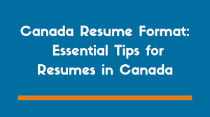 Resume cover letter canadian format security officer job and elegant. Canada Resume Format Best Tips And Examples Updated Zipjob
