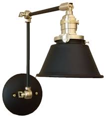 Elk lighting mulvaney 18256/3 kitchen island light. Kitchen Shelves Adjustable Wall Light Gold Black Industrial Sconce Industrial Swing Arm Wall Lamps By R S W Studio Custom Lighting Design Houzz