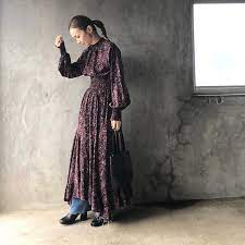 冬のワンピース で きれいめ も かわいい も攻略 色別 年代別コーデ集 ワンピース 冬 ワンピース パープル ワンピース