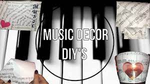 Music is everywhere, and while we aren't all accomplished musicians, it is an important part of most people's lives. Music Themed Decor Diy S Sheet Music Diy Ideas Youtube