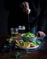 Dark Foor Photography Moody Guacamole Action Shot Food Styling Healing Food Food Photo Food Photography
