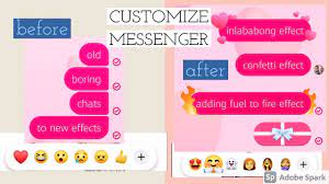 Facebook Messenger Newest Update Chat Effects Emoji Gift And Heart Effects Rr S Kaartihan Youtube Emoji Gifts Messenger Gift Gifts