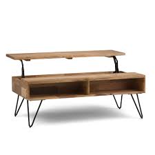 Shop for lift top coffee table online at target. Simpli Home Hunter Solid Mango Wood Coffee Table In Natural The Home Depot Canada