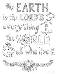 Bible Verse Coloring Page Psalm 24 1 Printable 8 5x11 Bible Verse Coloring Bible Verse Coloring Page Psalm 24