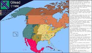 Republic Of Gilead Map Map Of Republic Of Gilead Handmaid S Tale United States Map Handmaid S Tale World Map Handmaids Tale The Handmaid Tale Map