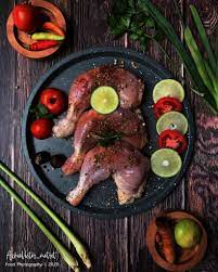 Raw Chicken Photography Dark Mood Mode
