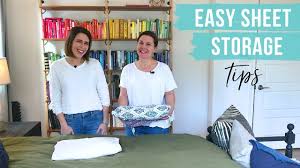 Maybe you would like to learn more about one of these? How To Store Sheet Sets A Hack Youtube