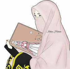 300 Gambar Kartun Muslimah Bercadar Cantik Sedih Keren Lengkap Kartun Animasi Gambar