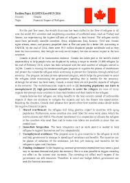 Pdf Position Paper Ecofin Euromun 2016 Country Canada Topic Financial Impact Of Refugees Nilam Laksitarasmi Academia Edu