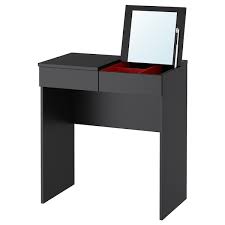 Dressing table with drawers black. Brimnes Dressing Table Black 70x42 Cm Ikea