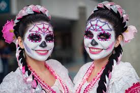 Dia de los muertos makeup. Wallpaper Dia De Los Muertos Makeup Women Face Skull Sugar Skull 2048x1367 Wallpapermaniac 1201618 Hd Wallpapers Wallhere
