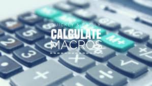 how to calculate macros step by step