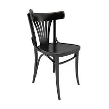 Chaise Bistrot Bois Ton 56 Zendart Design Chêne ciré et fer vieilli. chaise bistrot ton 56