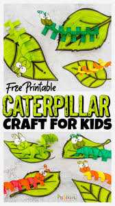 cute printable caterpillar craft for preschoolers
