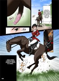 Professora com pênis de cavalo - HQ Erótico