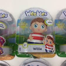 Hasbro Weebles Set of 6 Wobbles Willie Wally Winston Winnie Wendy Willow
