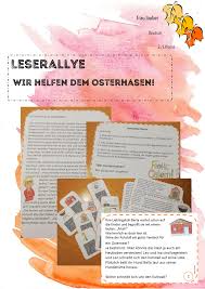 Leserallye Wir Helfen Dem Osterhasen 2 3 Klasse Unterrichtsmaterial In Den Fachern Deutsch Fachubergreifendes In 2020 Erste Klasse Rallye Lesen