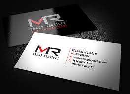 Get best custom business cards online for personal & professional use. Elegant Playful Construction Business Card Design For Mr Group Services By Riz Design 5972110
