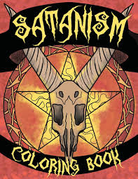Krampus with chains coloring pages. Amazon Com Satanism Coloring Book Lucifer Demons Krampus Hail Satan Baphomet Coloring Book 30 Coloring Pages 9798652500481 Halster Grey Books