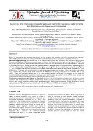 » malaysia time to worldwide time conversions. Pdf Genotypic And Phenotypic Characterization Of Methicillin Resistance Determinants And B Lactamase In Staphylococcus Species