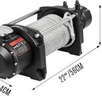 VEVOR Cabrestante hidráulico industrial de 15,000 libras, cabrestante de  anclaje hidráulico con cable de acero fuerte de 78.7 ft, kit de adaptador  de ...